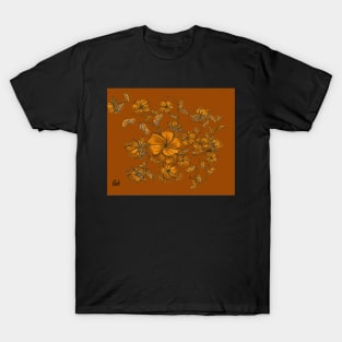 Flowers and Vine Beautiful T-Shirt